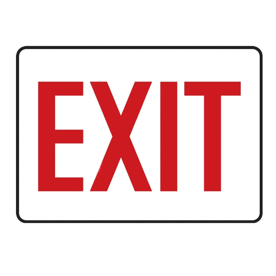Safety Sign: Exit