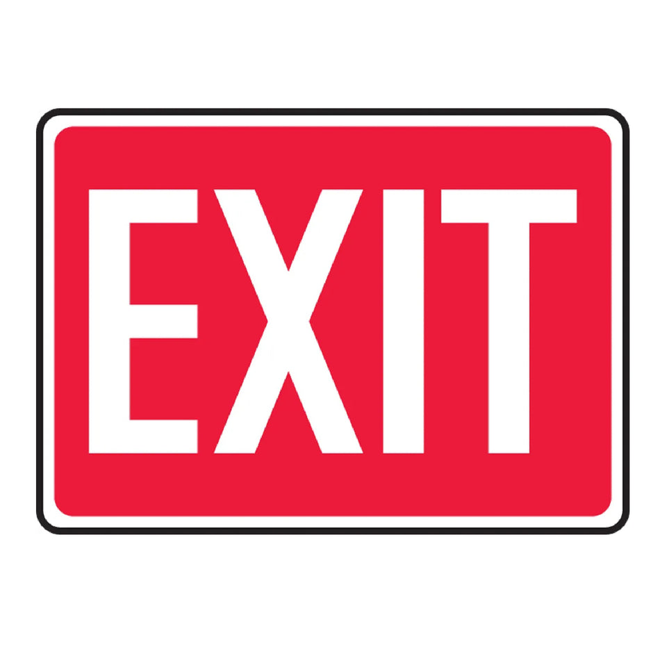 Safety Sign: Exit