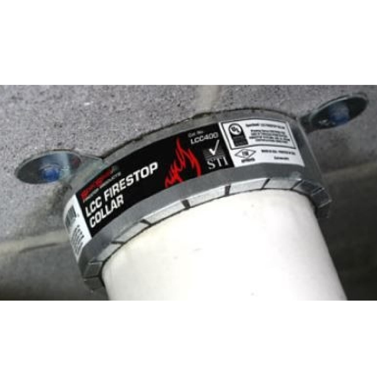 STI LCC Intumescent Firestop Collars – Pipe Penetration Fire Barrier ...