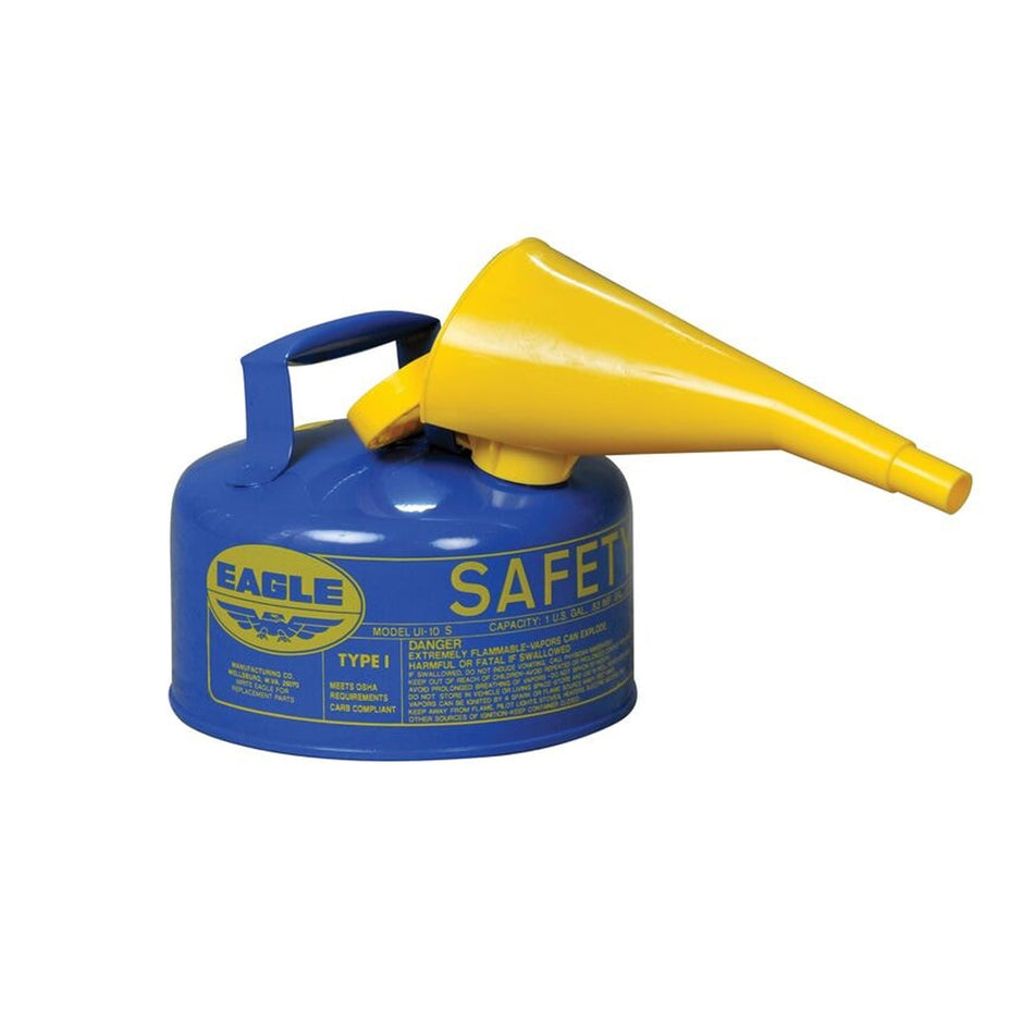 Eagle® Manufacturing Type I Safety Can, Galvanized Steel - Kerosene