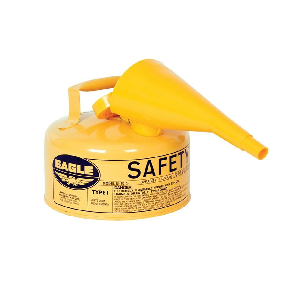 Eagle® Manufacturing Type I Safety Can, Galvanized Steel - Diesel