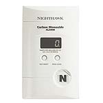 Kidde CO Alarm, Digital, Deluxe, Direct, Plug-in, with Battery Backup Nighthawk